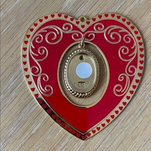 Gloria Duchin heart photo ornament